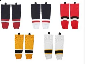 Fashion Nice Gule og Sorte Farver Hockey Trøjer Sokker